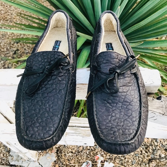 Ross & Snow Davide Genuine Shearling Lined Driver - Picture 4 of 13